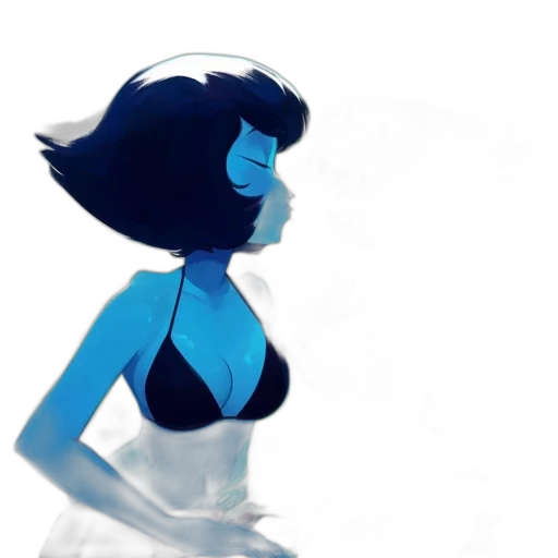 robot, dress, creature, hair transparent PNG cut-out