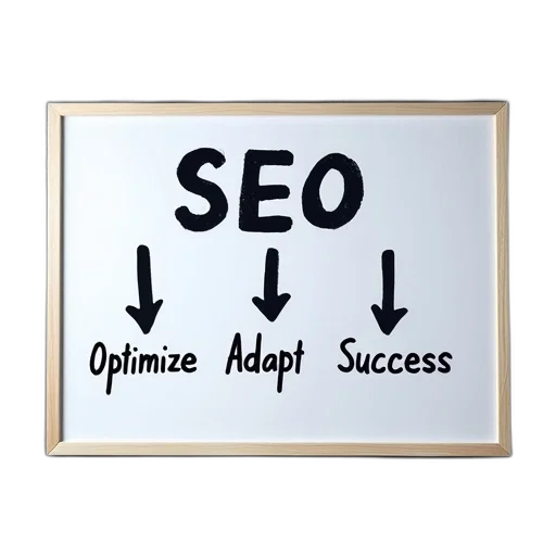 whiteboard, word, seo, written transparent PNG cut-out
