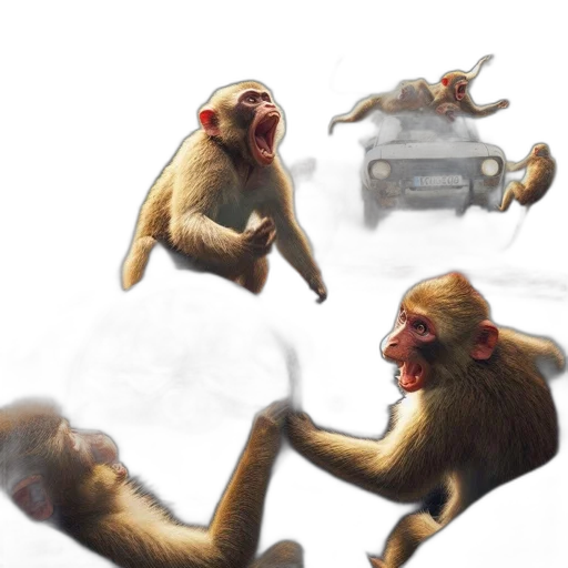 animal, car, creature, concept art transparent PNG cut-out