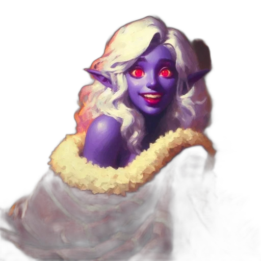face, mask, creature, fantasy art transparent PNG cut-out