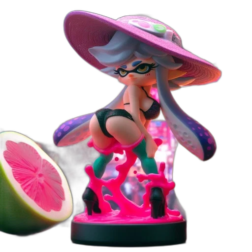 hat, food, 3d render, concept art transparent PNG cut-out