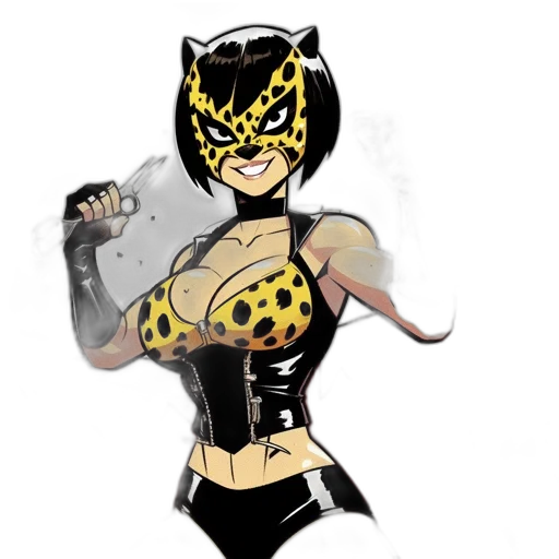 mask, comic book art, cartoon, concept art transparent PNG cut-out