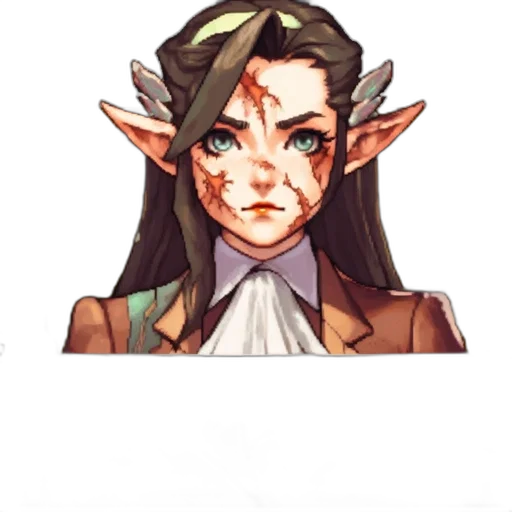 face, mask, staff, crown transparent PNG cut-out