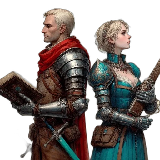 sword, fantasy art, concept art, comic book art transparent PNG cut-out