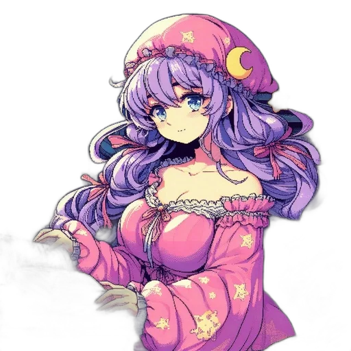 dress, hat, staff, crown transparent PNG cut-out