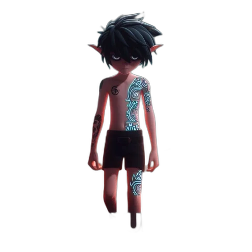 creature, staff, weapon, robot transparent PNG cut-out