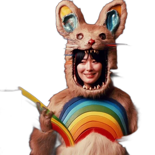 staff, hat, animal, mask transparent PNG cut-out