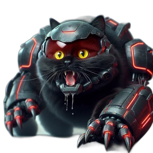 robot, creature, animal, concept art transparent PNG cut-out