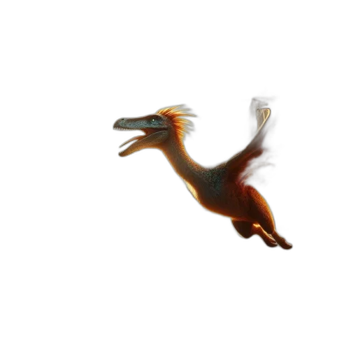 dragon, animal, creature, staff transparent PNG cut-out