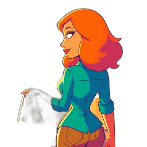 jacket, dress, staff, concept art transparent PNG cut-out
