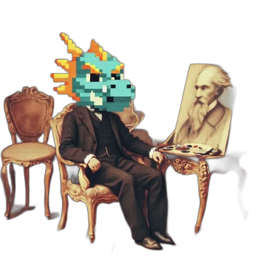 furniture, dragon, mask, crown transparent PNG cut-out