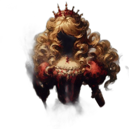 crown, mask, face, hair transparent PNG cut-out