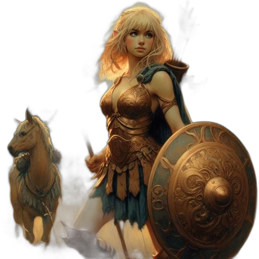fantasy art, concept art, comic book art, photorealistic transparent PNG cut-out