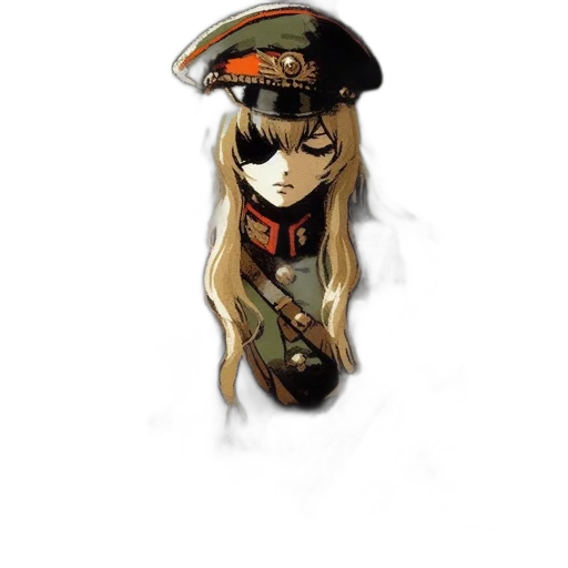 hat, staff, face, weapon transparent PNG cut-out