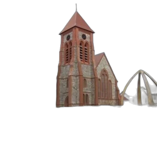 building, weapon, 3d render, concept art transparent PNG cut-out