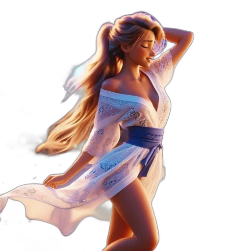 dress, concept art, photorealistic, fantasy art transparent PNG cut-out