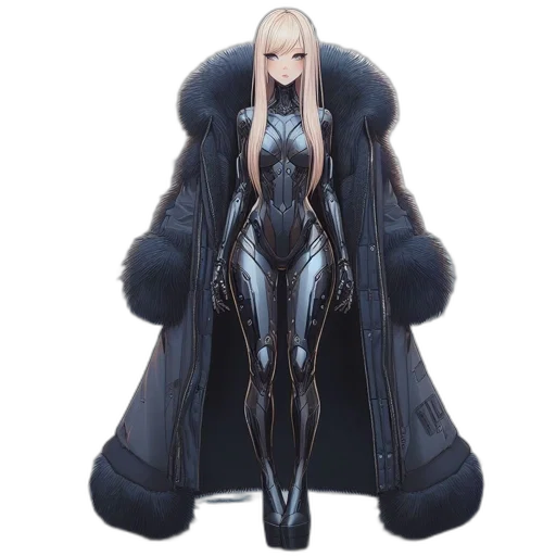 dress, jacket, robot, dragon transparent PNG cut-out