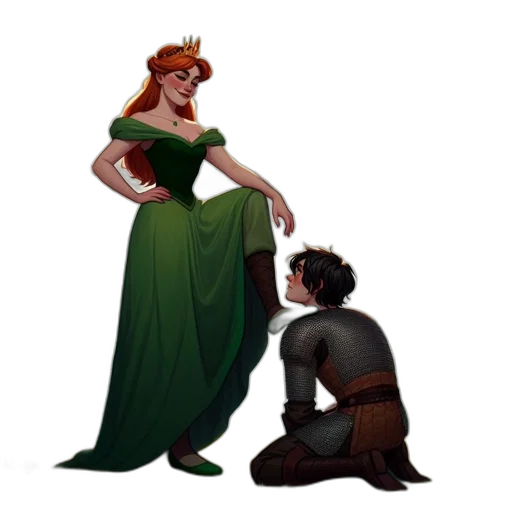 crown, dress, concept art, fantasy art transparent PNG cut-out