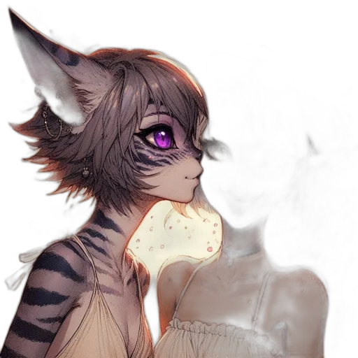 mask, creature, staff, face transparent PNG cut-out