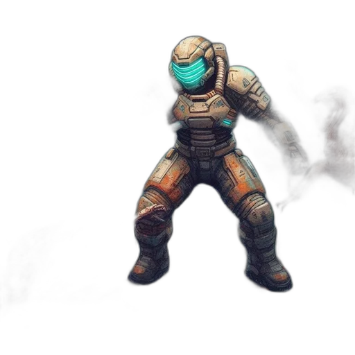 robot, weapon, mask, creature transparent PNG cut-out