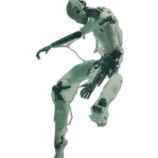 robot, creature, weapon, cyberpunk transparent PNG cut-out