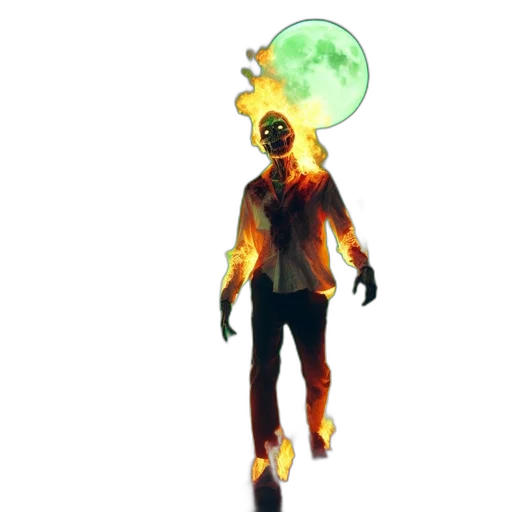 mask, staff, jacket, creature transparent PNG cut-out