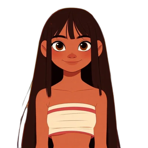 dress, hair, creature, face transparent PNG cut-out