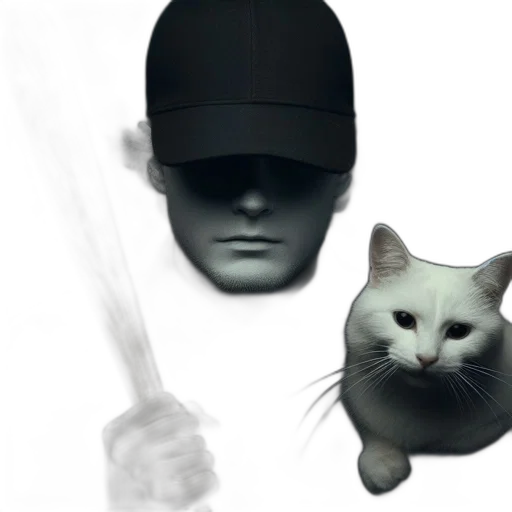 mask, hat, staff, weapon transparent PNG cut-out