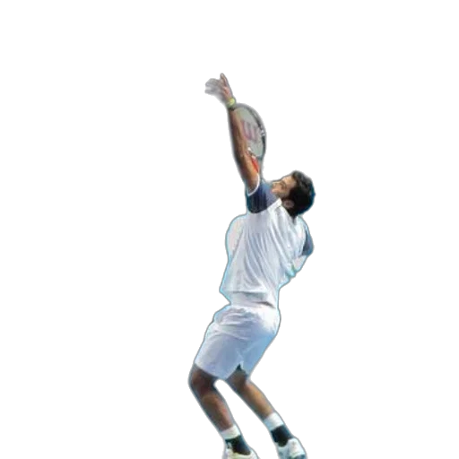staff, 3d render, tennis, player transparent PNG cut-out