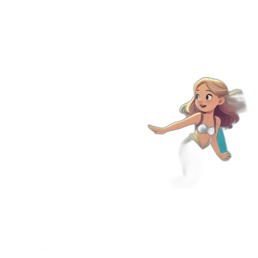 creature, staff, hair, pixel art transparent PNG cut-out