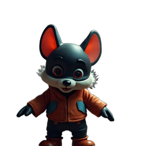 jacket, animal, staff, creature transparent PNG cut-out