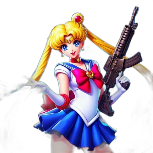 weapon, staff, dress, anime transparent PNG cut-out