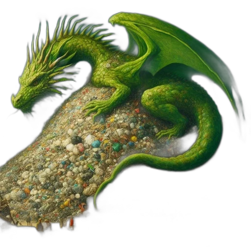 dragon, animal, creature, jewelry transparent PNG cut-out