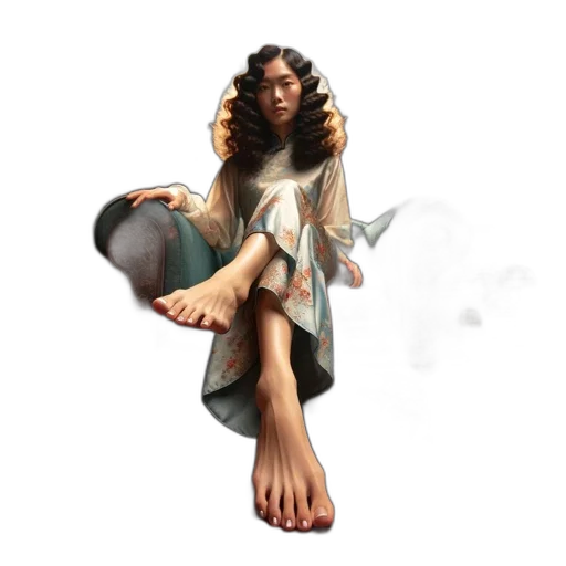 staff, dress, shoes, concept art transparent PNG cut-out