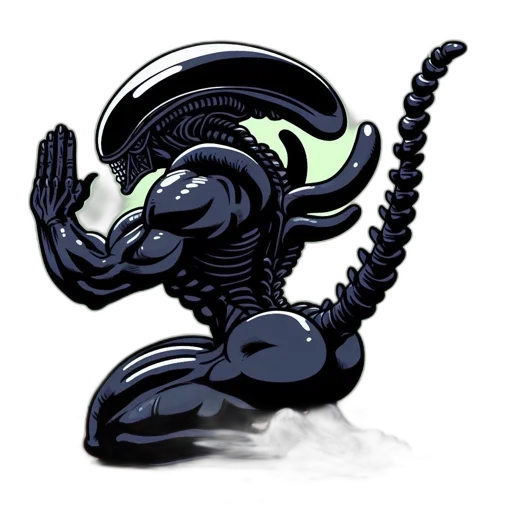 robot, creature, staff, concept art transparent PNG cut-out
