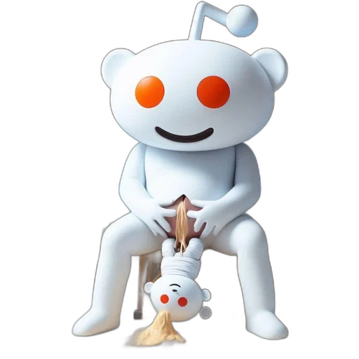 robot, staff, creature, weapon transparent PNG cut-out