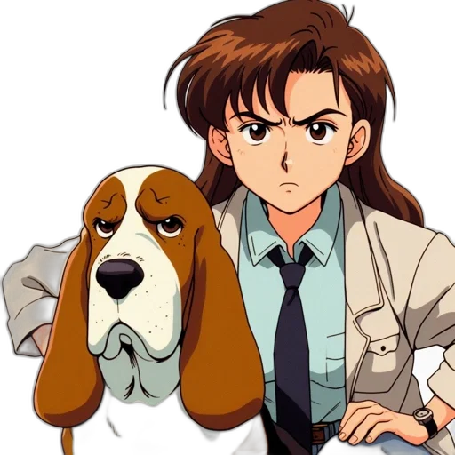 animal, staff, anime, cartoon transparent PNG cut-out