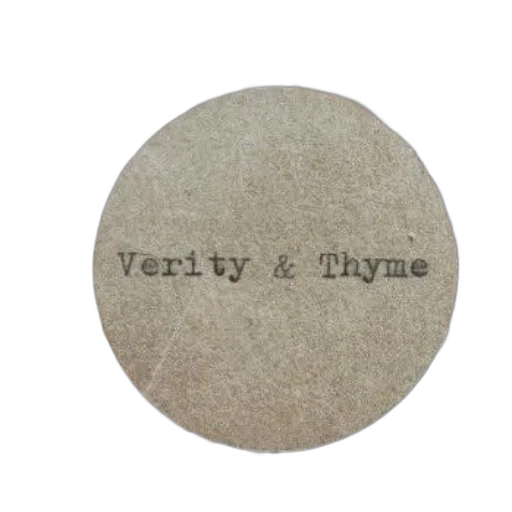 earth tones, circular, label, text transparent PNG cut-out