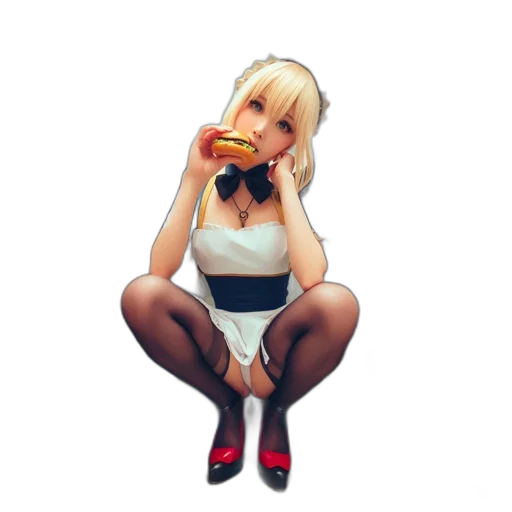 dress, staff, robot, shoes transparent PNG cut-out