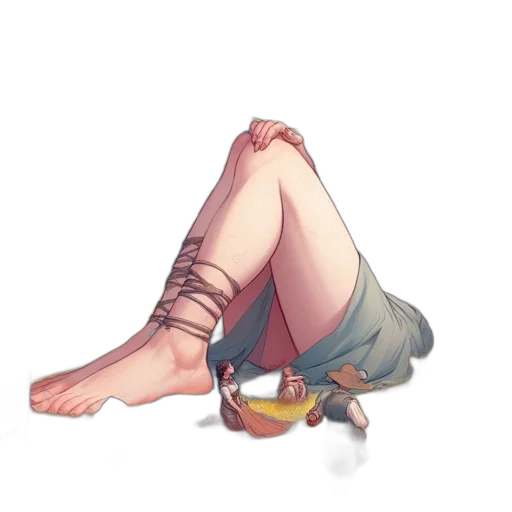 shoes, jewelry, weapon, staff transparent PNG cut-out