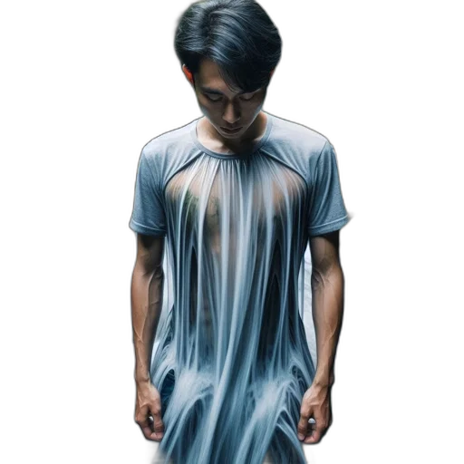 dress, robot, creature, hair transparent PNG cut-out