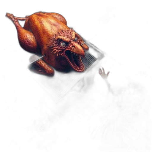 dragon, creature, food, animal transparent PNG cut-out