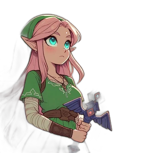 weapon, staff, sword, pixel art transparent PNG cut-out
