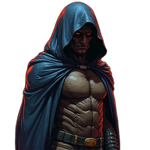 comic book art, concept art, fantasy art, dark transparent PNG cut-out