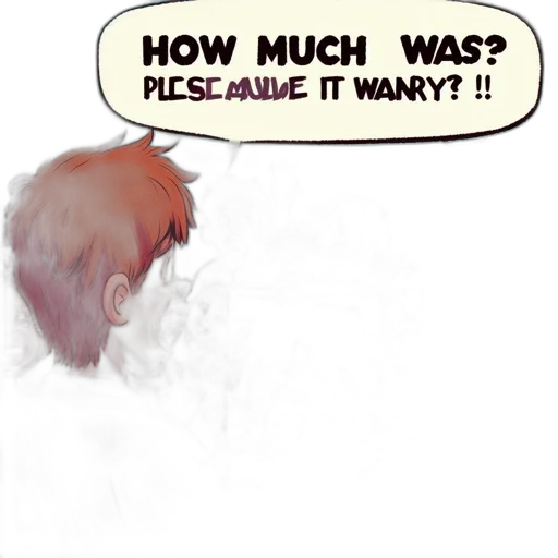 hair, concept art, comic book art, watercolor transparent PNG cut-out