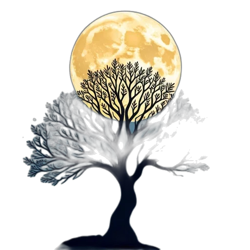 tree, staff, concept art, fantasy art transparent PNG cut-out