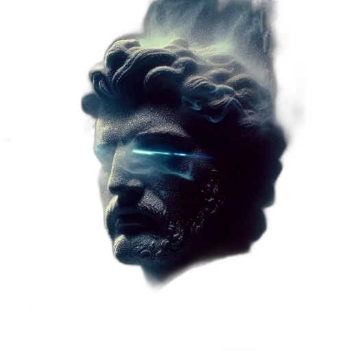face, mask, hair, robot transparent PNG cut-out