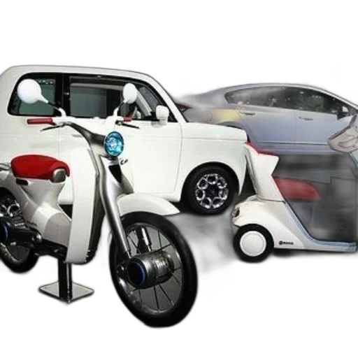 car, robot, 3d render, concept art transparent PNG cut-out