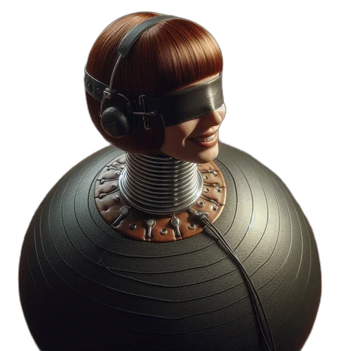 robot, mask, jewelry, staff transparent PNG cut-out
