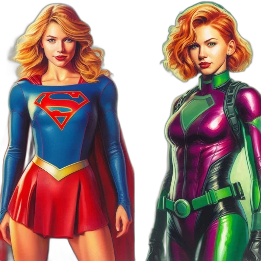 comic book art, concept art, photorealistic, fantasy art transparent PNG cut-out